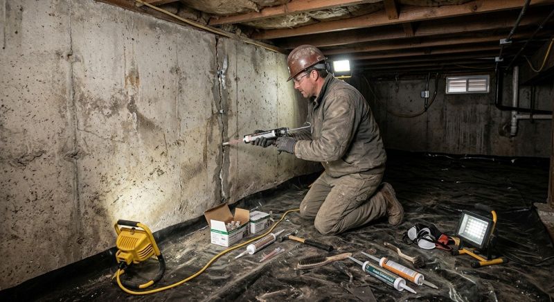 Basement Crack Repair in Columbus, OH